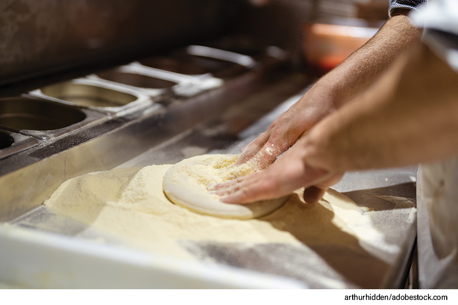 stretching pizza dough, Back to Basics