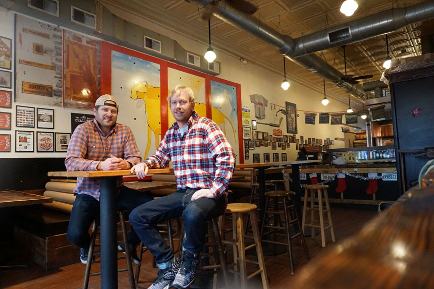 Chris Brown, Zach Toth, Benny's, blacksburg, virginia, virginia slice