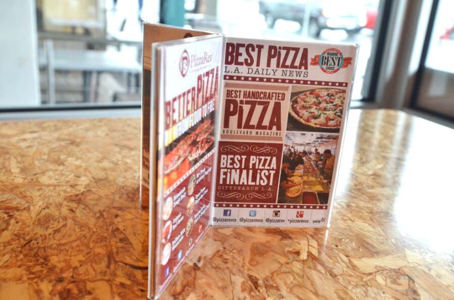 table tent marketing, old school marketing