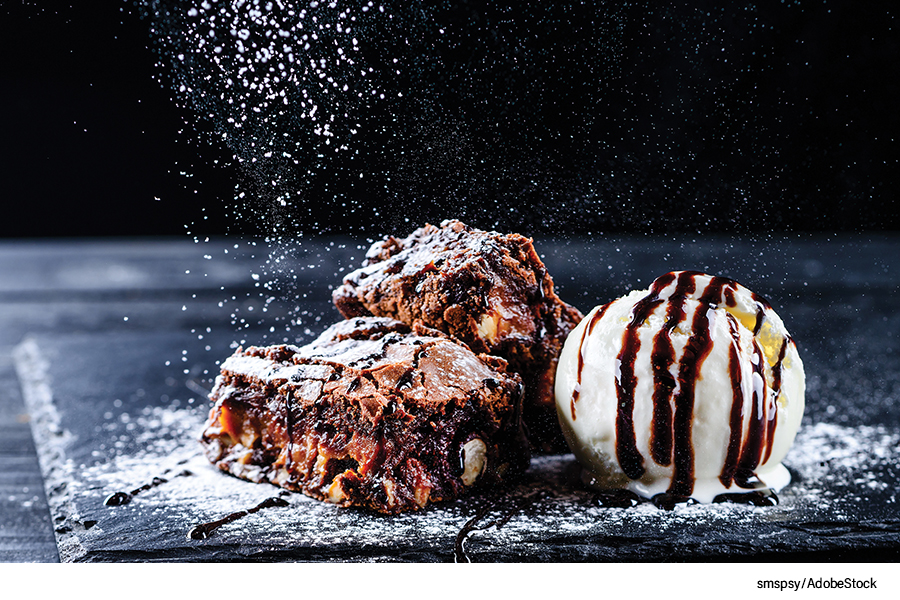 brownies with vanilla ice cream, When should a restaurant outsource its desserts, Outsourcing desserts