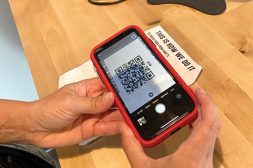 qr code, customer data