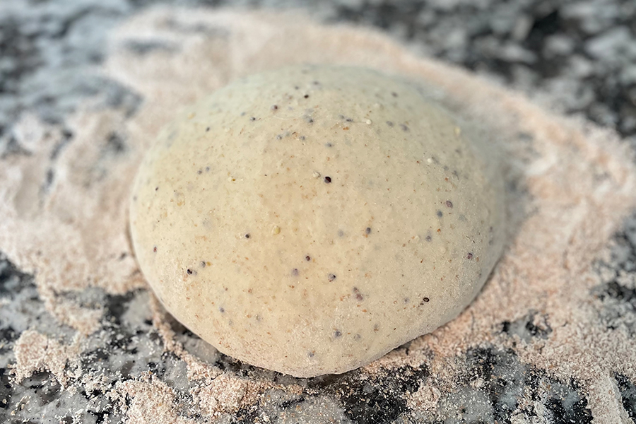 whole grain pizza dough