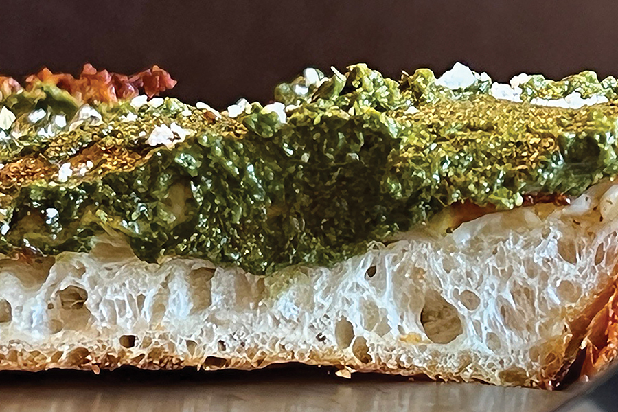 pizza crumb structure