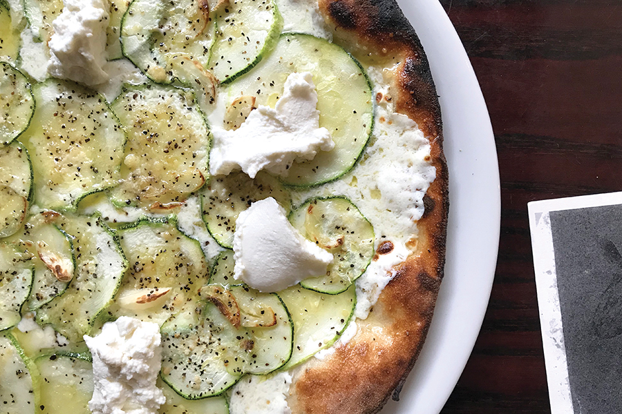 Summer Pizza Toppings, zucchini pizza