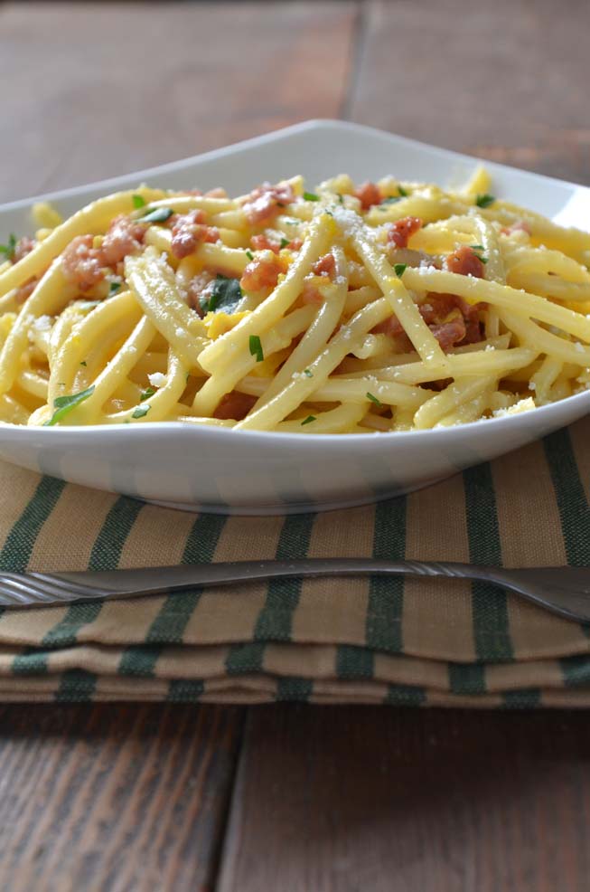 Pasta carbonara