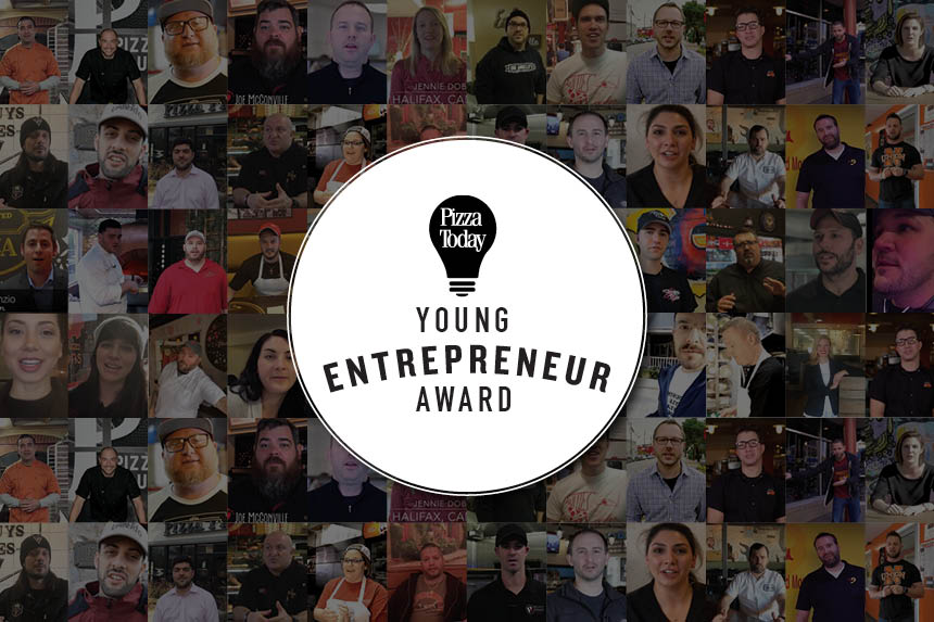 young entrepreneur of the year, pizzeria owner, under 40, pizza today
