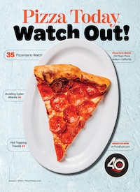 January 2024 Issue of Pizza Today Magazine, magazine cover
