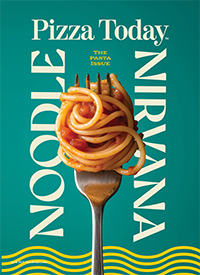 Image of cover for April 2025 issue of Pizza Today magazine.