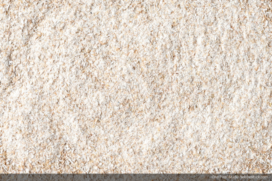 add whole grain flour to your pizza dough, flour close up