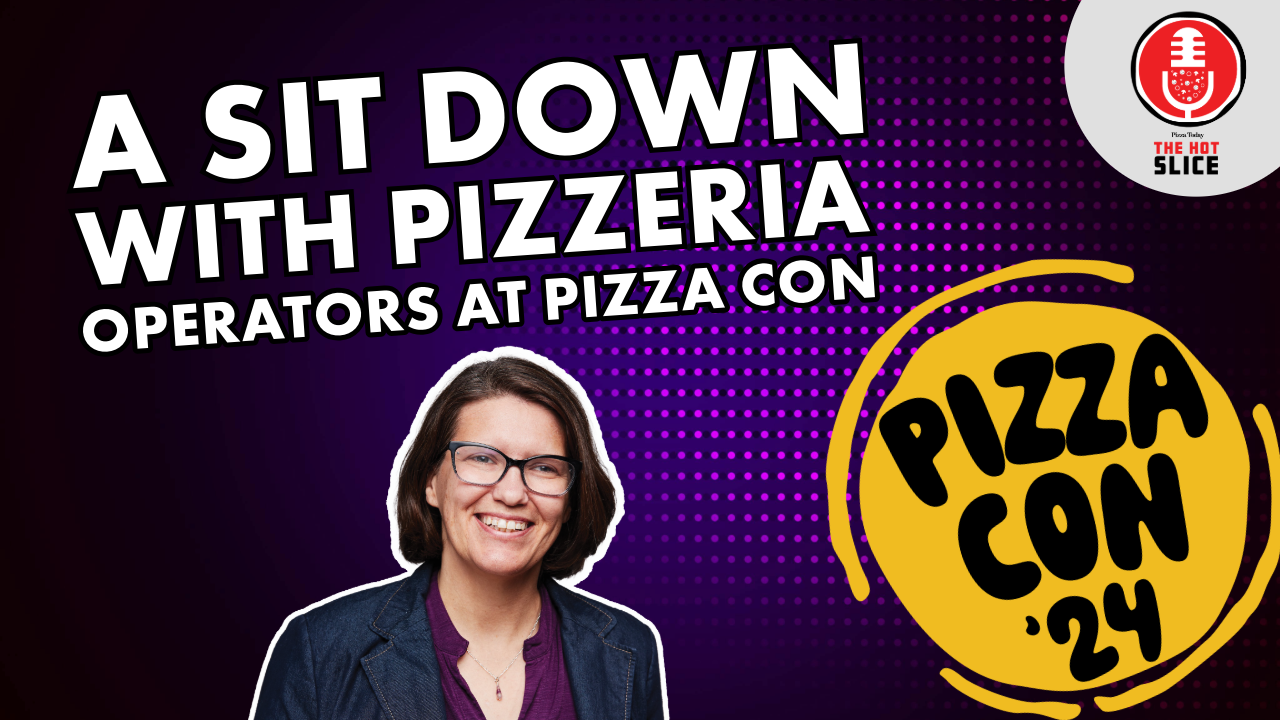 pizzeria operators share their pizza business insights on The Hot Slice Podcast from PizzaCon in Philadelphia