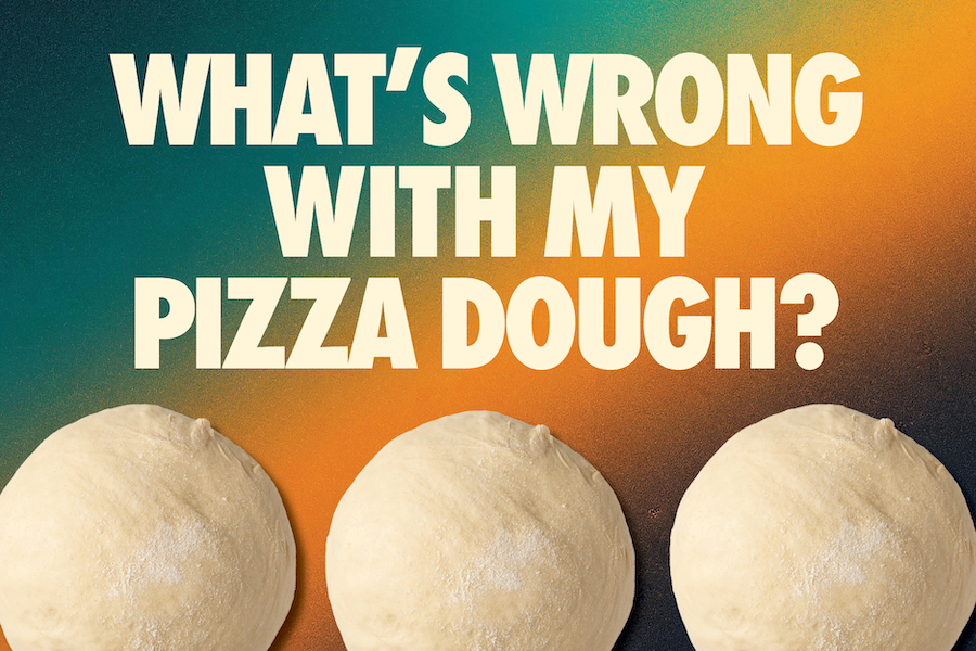 What's wrong with my pizza dough? Maybe your pizza is sticking to the peel, Maybe your dough is too soggy, or your dough is undercooked, troubleshooting pizza dough
