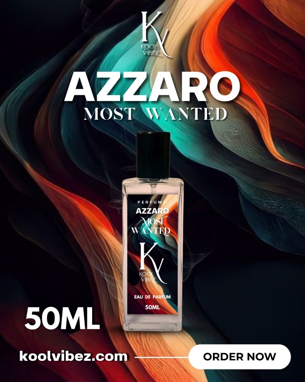🔥 AZZARO | MOST WANTED | KOOL VIBEZ | 50ML EAU DE PARFUM