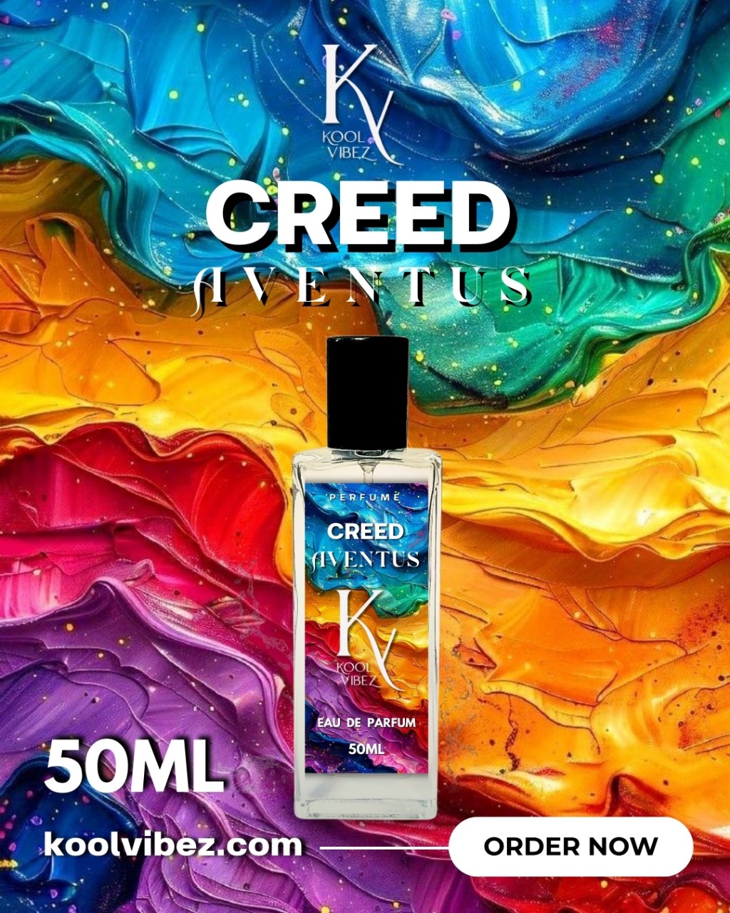 🔥 CREED AVENTUS | KOOL VIBEZ | 50ML EAU DE PARFUM